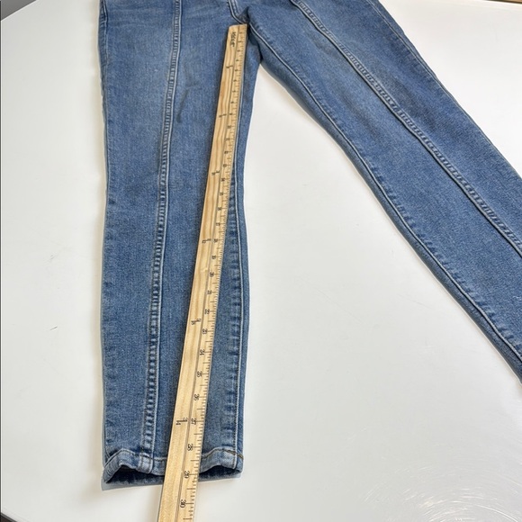 Current Elliott High Waist Seamed Ankle Skinny Stiletto Jean Medium Wash Size 27 - Picture 9 of 10